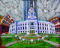 Allen County Court House with Scagliola Sky